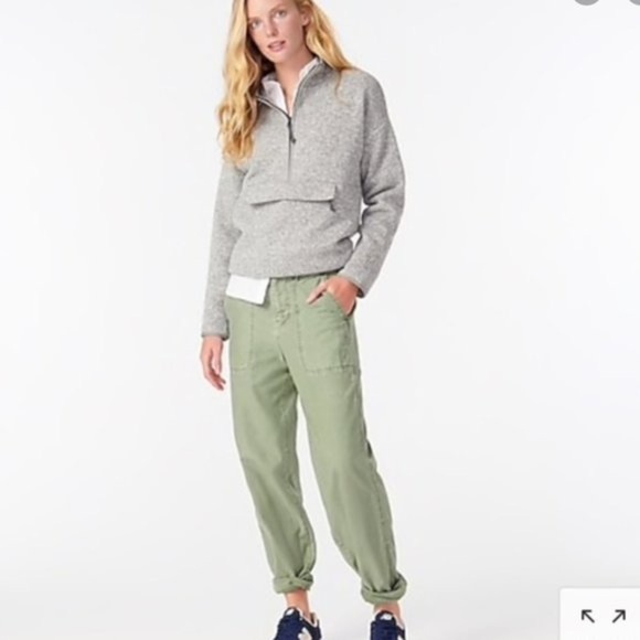 JCrew Polartec Sherpa Fleece Pocket Pullover - Picture 3 of 10
